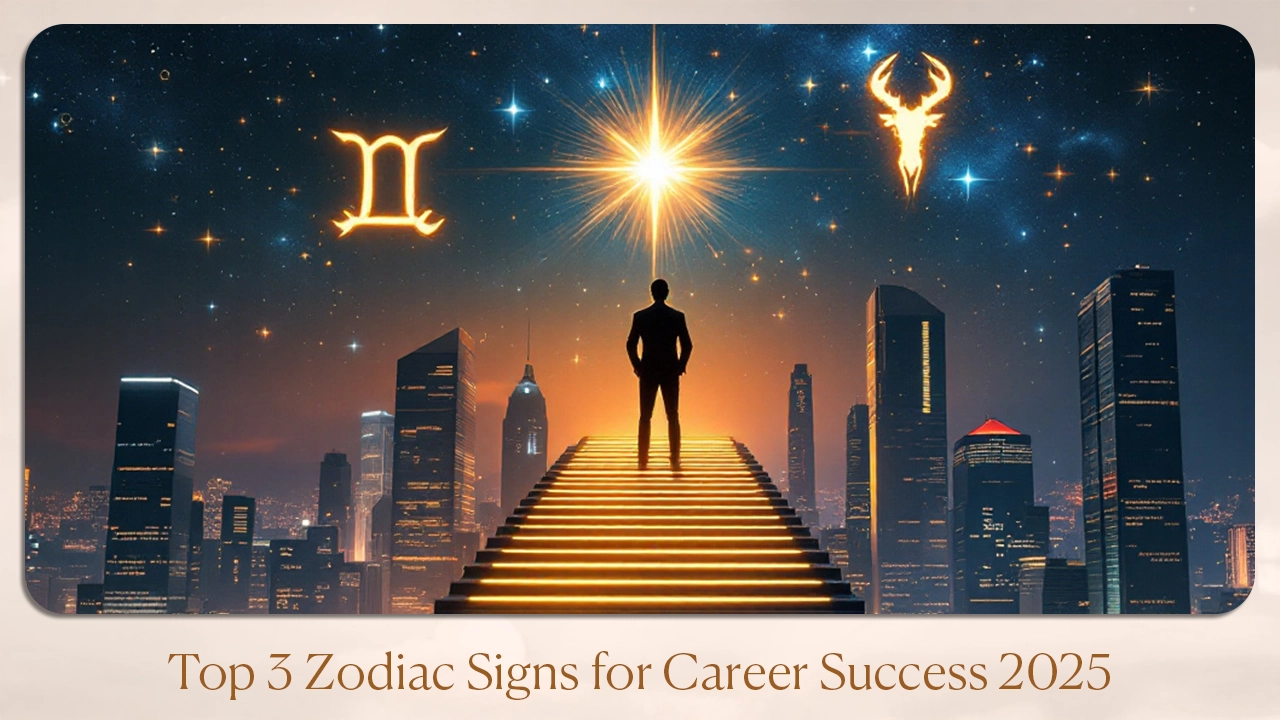 Top 3 Zodiac Signs for Career Success 2025